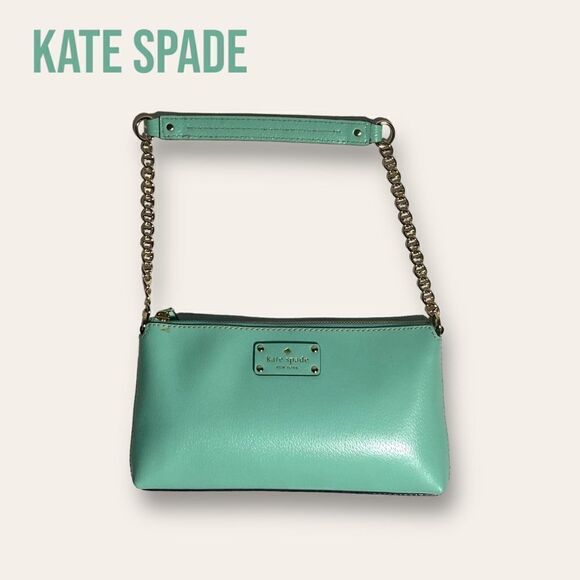Kate Spade Wellesley Byrd Leather Chain Shoulder Bag - Picture 1 of 15